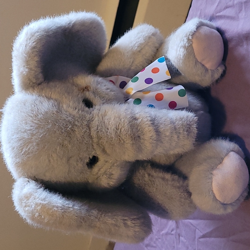 Vintage stuffed Elephant